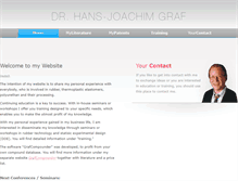 Tablet Screenshot of hans-joachim-graf.com